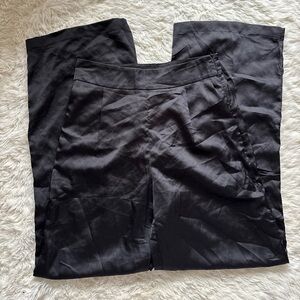 Missguided Black Wide-Leg Pants